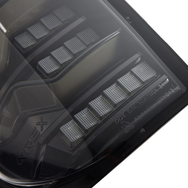 ALPHA REX 14-21 TOYOTA TUNDRA LUXX-SERIES LED TAIL LIGHTS ALPHA-BLACK