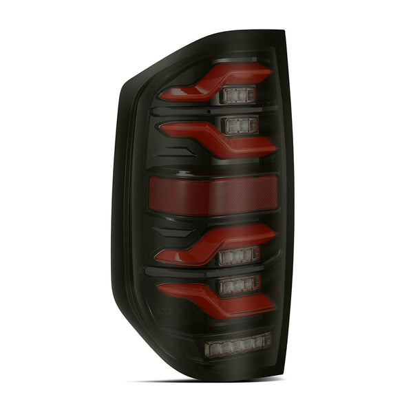 ALPHA REX 14-21 TOYOTA TUNDRA LUXX-SERIES LED TAIL LIGHTS BLACK-RED