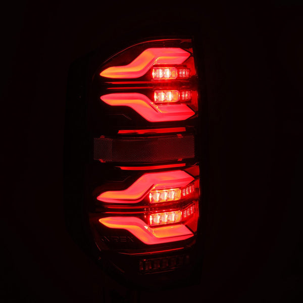 ALPHA REX 14-21 TOYOTA TUNDRA LUXX-SERIES LED TAIL LIGHTS BLACK