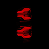 ALPHA REX 14-21 TOYOTA TUNDRA LUXX-SERIES LED TAIL LIGHTS BLACK-RED