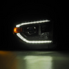 ALPHA REX 14-21 TOYOTA TUNDRA MK II PRO-SERIES HALOGEN PROJECTOR HEADLIGHTS BLACK