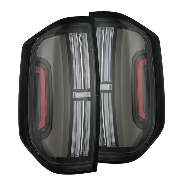 ALPHA REX 14-21 TOYOTA TUNDRA NOVA-SERIES PRISMATIC LED TAIL LIGHTS BLACK