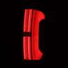ALPHA REX 14-21 TOYOTA TUNDRA NOVA-SERIES PRISMATIC LED TAIL LIGHTS BLACK