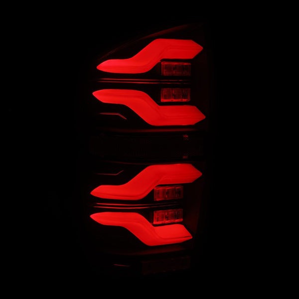 16-23 TOYOTA TACOMA LUXX-SERIES LED TAIL LIGHTS ALPHA BLACK