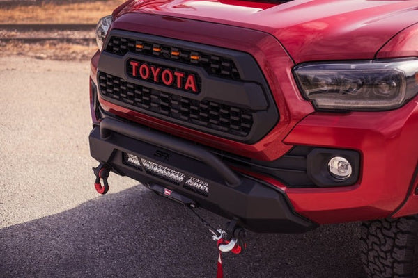 BODY ARMOR 2016-2023 TOYOTA TACOMA HILINE FRONT WINCH BUMPER