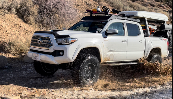 BODY ARMOR 2005-2023 TOYOTA TACOMA DOUBLE CAB SHORT BED/ ACCESS CAB LONG BED REVO STEP SLIDERS