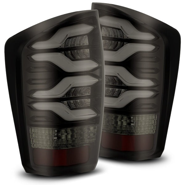 ALPHA REX 16-23 TOYOTA TACOMA PRO-SERIES LED TAIL LIGHTS JET BLACK
