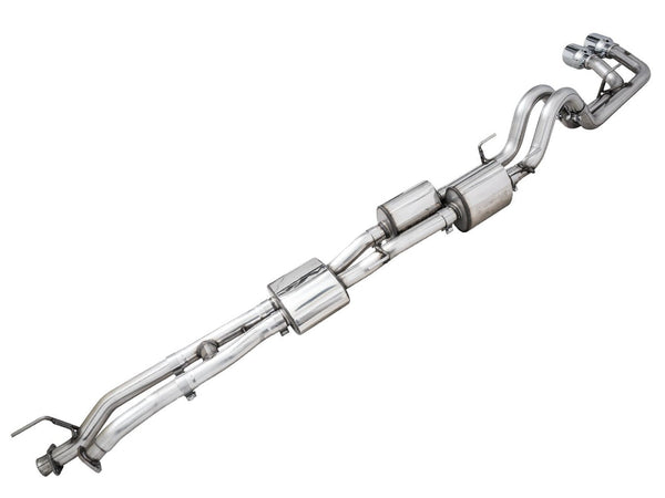 AWE 16-22 TOYOTA TACOMA 0FG CATBACK EXHAUST W/ BASHGUARD