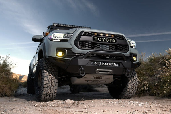 BODY ARMOR 2016-2023 TOYOTA TACOMA HILINE FRONT WINCH BUMPER