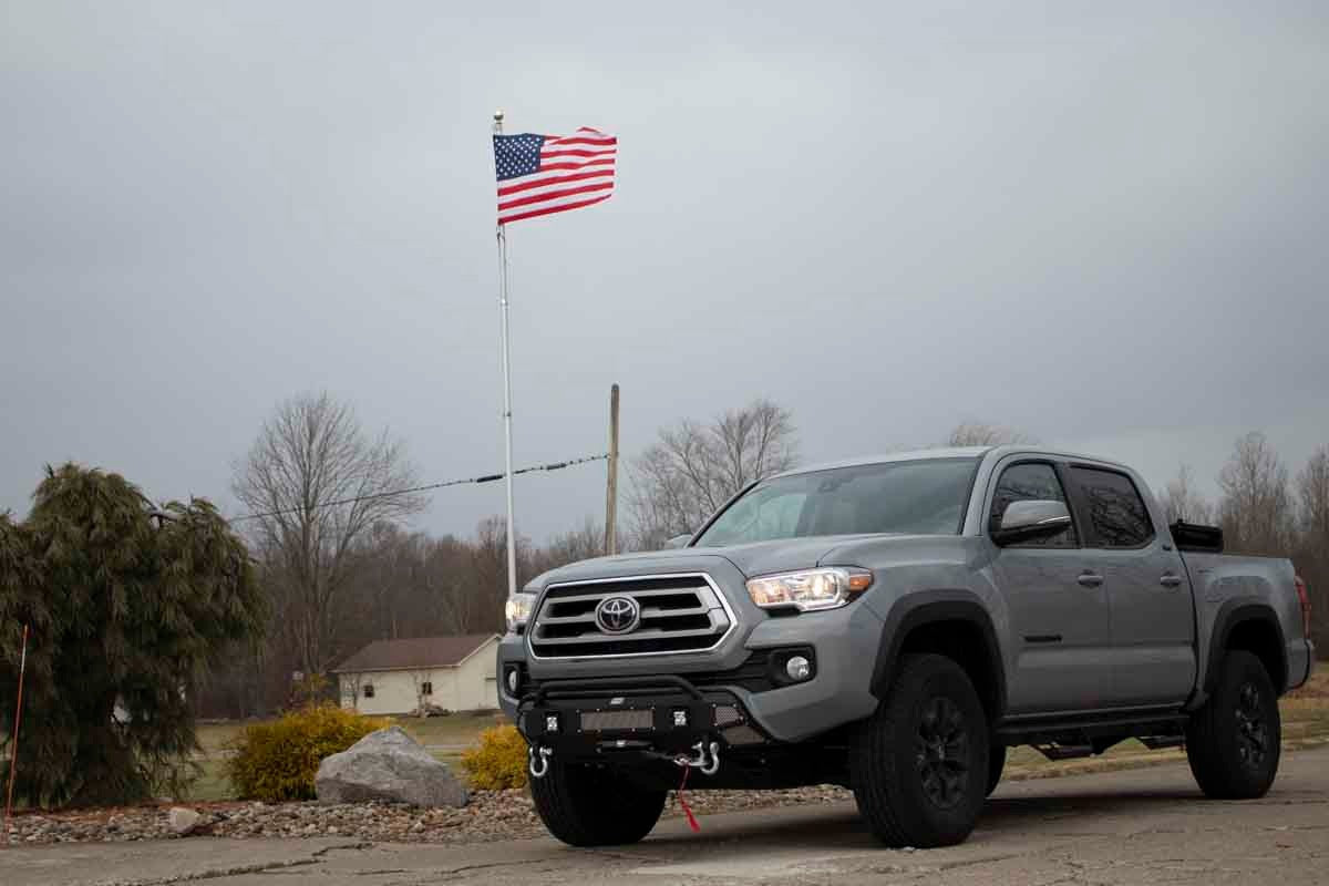 FISHBONE OFFROAD STUBBY FRONT BUMPER - TOYOTA TACOMA 3RD GEN