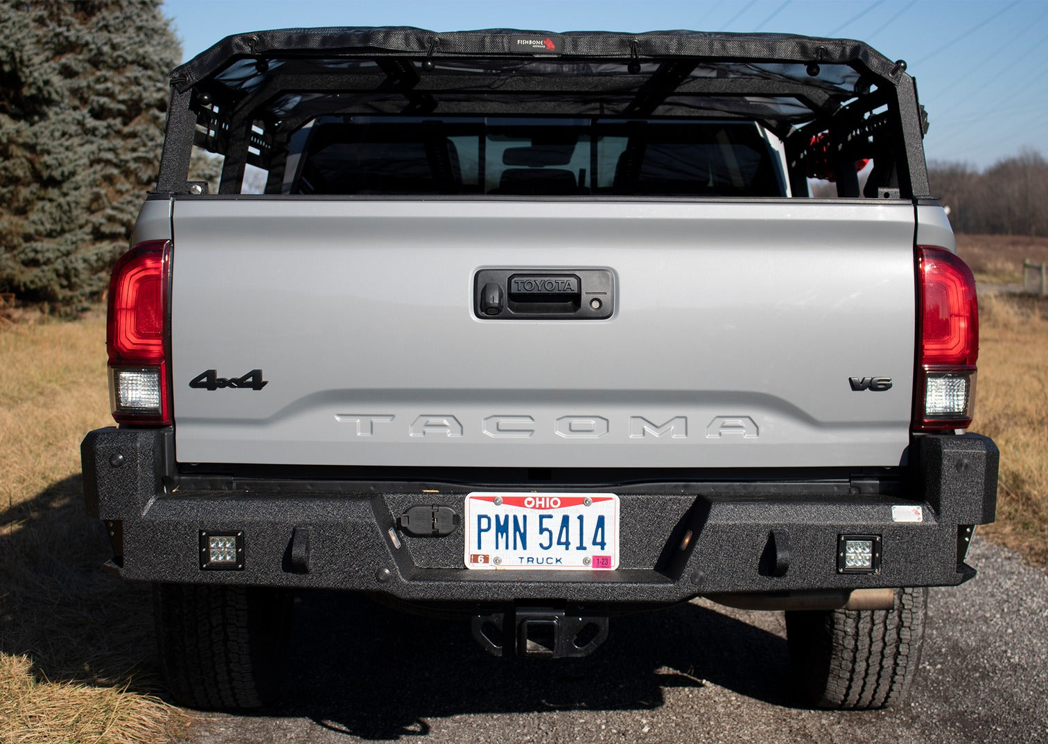 FISHBONE OFFROAD REAR BUMPER - TOYOTA TACOMA 3RD GEN