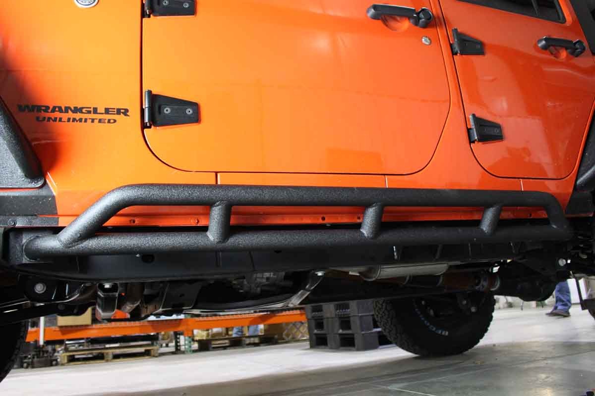 FISHBONE OFFROAD ROCK SLIDERS - JEEP WRANGLER JK