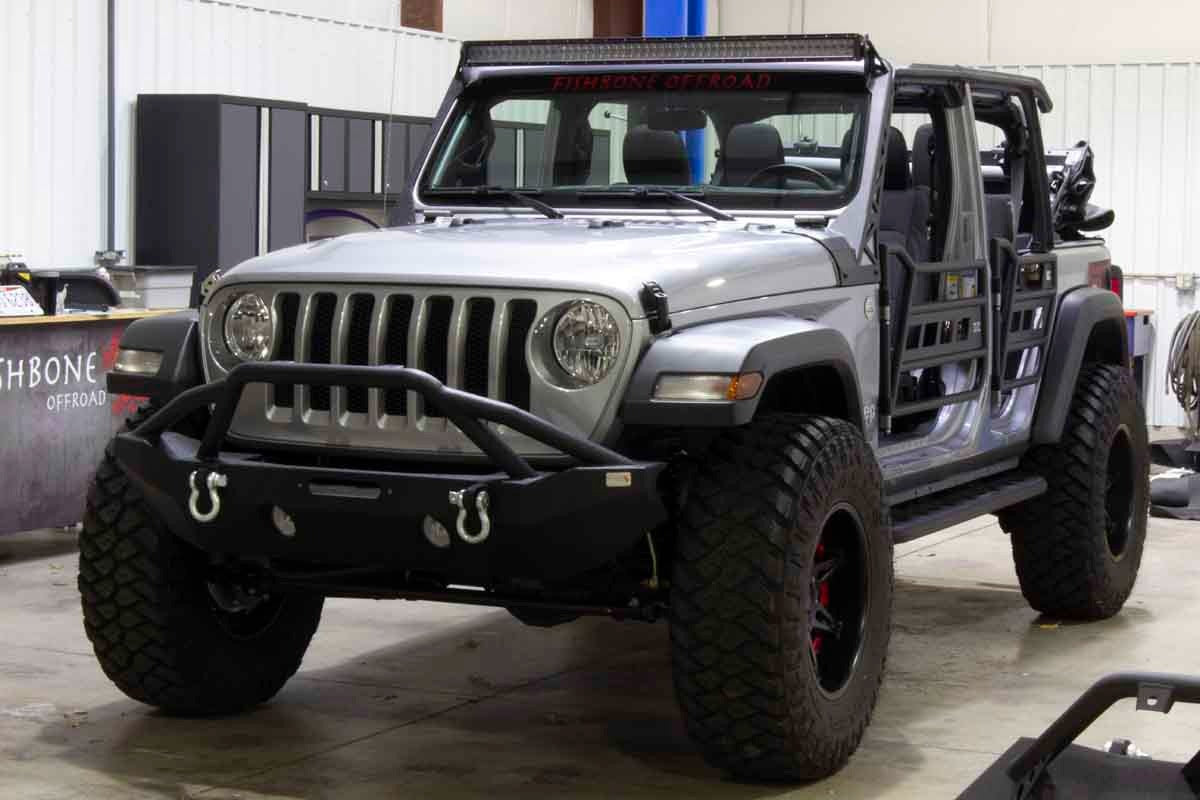 FISHBONE OFFROAD STEP SLIDERS - JEEP WRANGLER JL