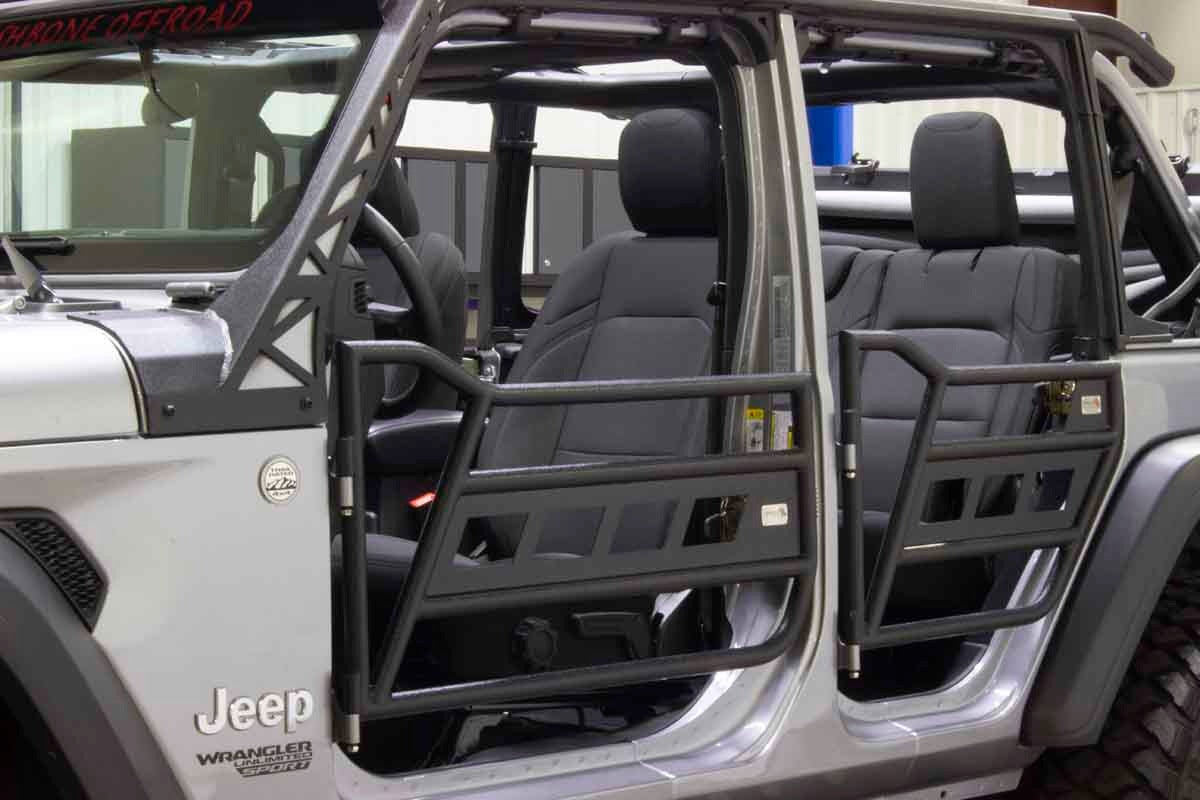 FISHBONE OFFROAD FRONT AND REAR TUBE DOORS - JEEP WRANGLER JL/JT