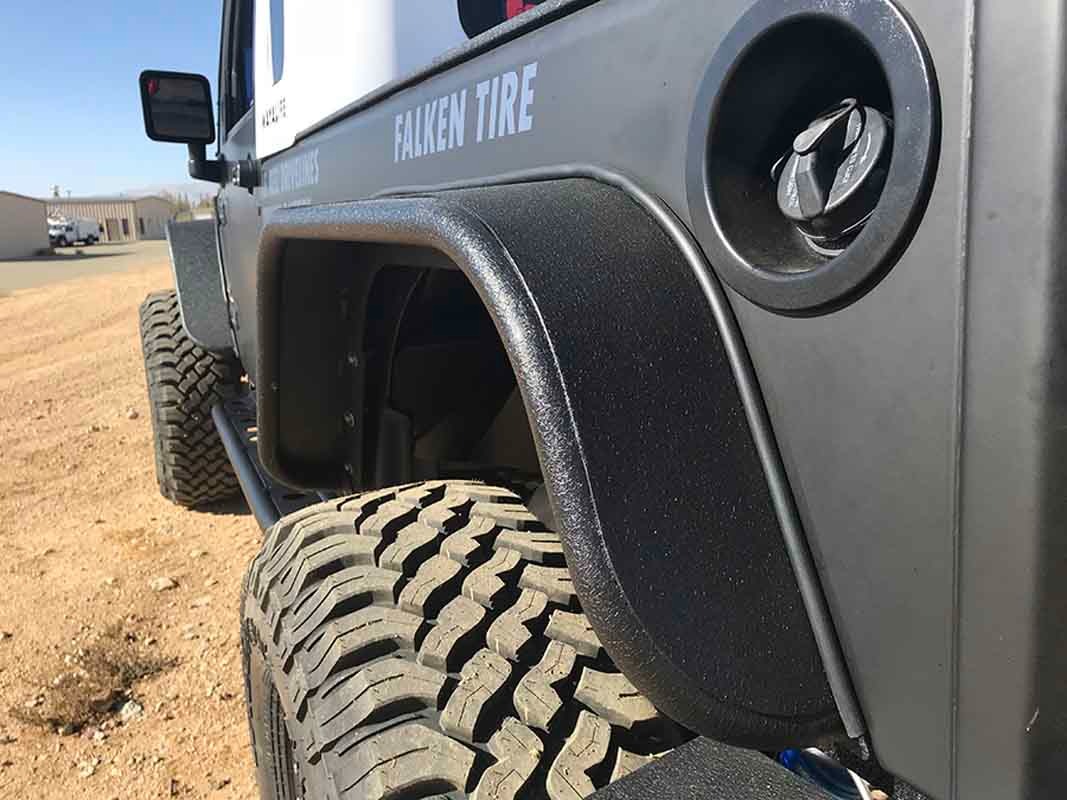 FISHBONE OFFROAD ALUMINUM TUBE FENDERS - JEEP WRANGLER JK