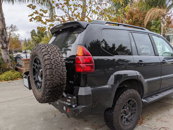 DOBINSONS REAR BUMPER WITH SWING OUTS - LEXUS GX470