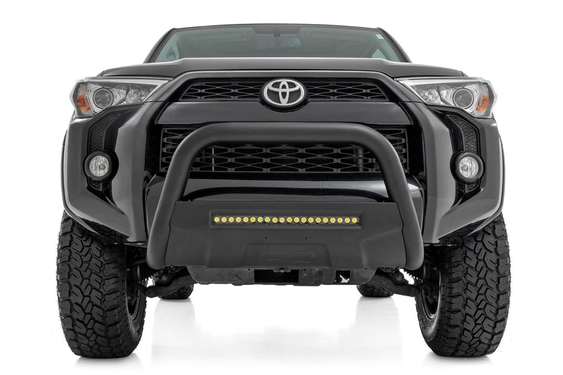 ROUGH COUNTRY BLACK LED BULL BAR - TOYOTA 4RUNNER 5TH GENERATION