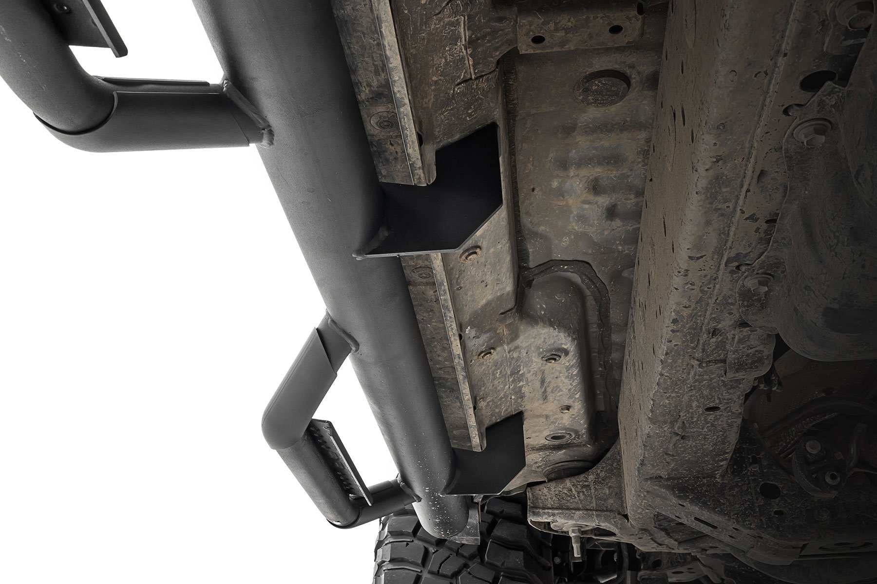 ROUGH COUNTRY NERF STEPS (CAB LENGTH) - TOYOTA 4RUNNER 5TH GENERATION