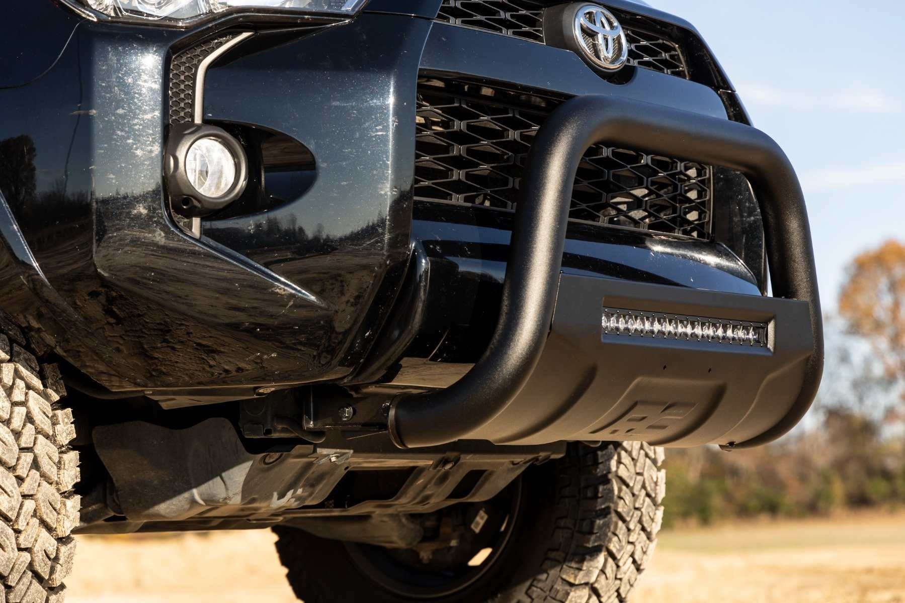 ROUGH COUNTRY BLACK LED BULL BAR - TOYOTA 4RUNNER 5TH GENERATION